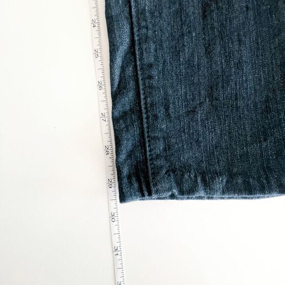 Dereon Women Denim Jeans Ultra High Waisted Corset Rhinestones Blue Sz 7/8 - Picture 9 of 13